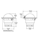Ritchie FB-500 Globemaster Compass - Flush Mount - Black - 12V - 5 Degree Card