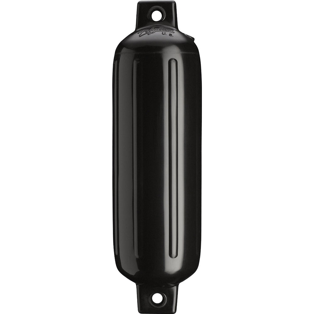 Polyform G Series inflatable vinyl boat fender with twin-eye design and molded ribs