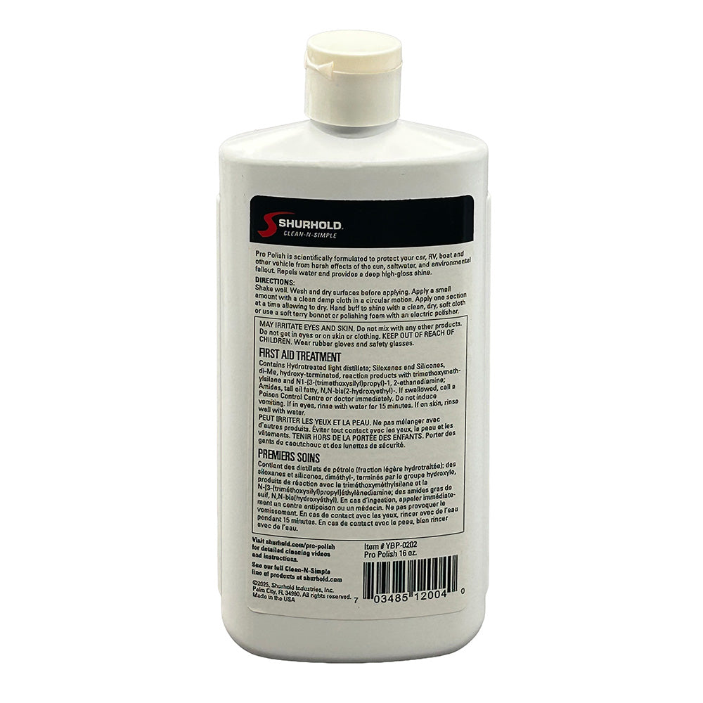 Shurhold Pro Polish Fiberglass Sealant & Polish - 16oz. Bottle