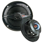 Boss Audio MR60B 6.5 inch black 2-way marine speakers 200W pair