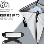 48x18'' Fish Cooler Bag With Waterproof Zipper