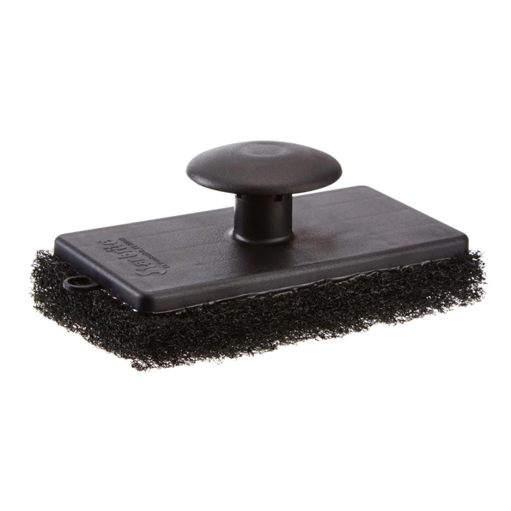 Star brite All-Purpose Coarse Black Scrubber Pad with ergonomic handle for boats and marine use