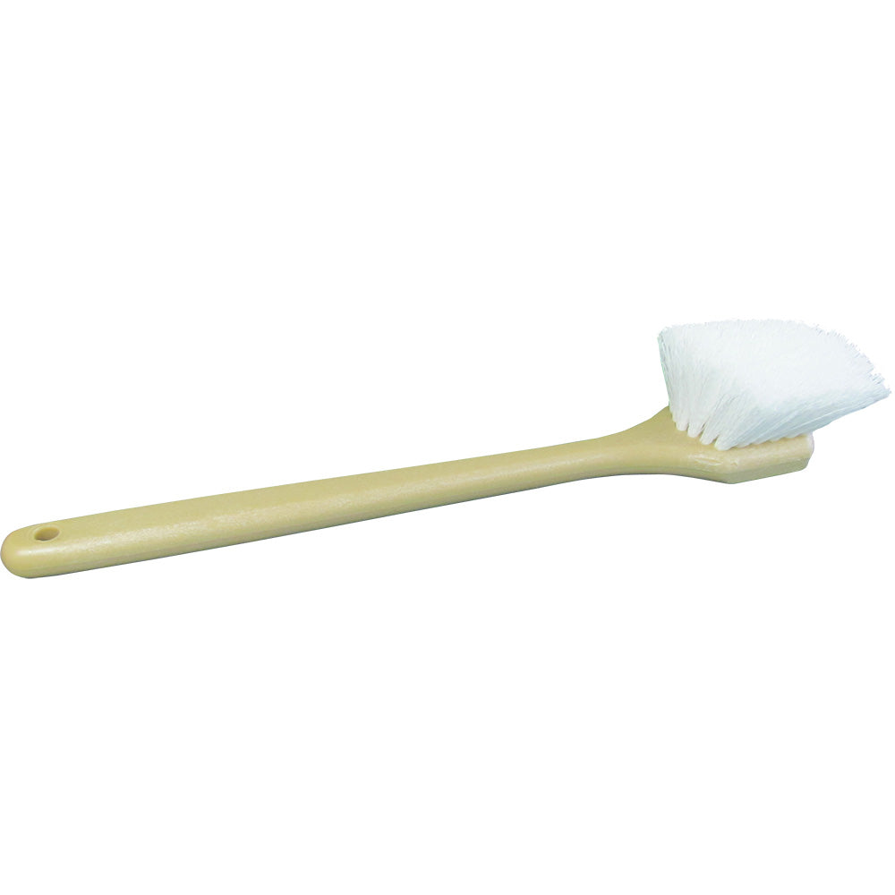 Star brite Utility Long Handle Scrub Brush with Star Prene stiff bristles, 20-inch marine-grade cleaning brush