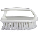 Star brite 6-inch heavy-duty hand scrub brush with stiff chemical-resistant bristles and ergonomic wrap-around handle