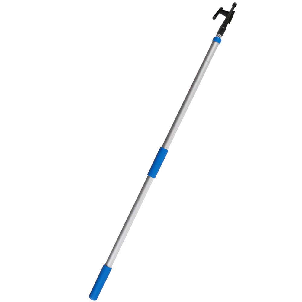 Star brite Telescopic Floating Extend-A-Brush and Boat Hook Attachment adjustable 3 to 6 foot aluminum pole
