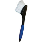 Star brite stiff deck brush with long handle for marine and outdoor surface scrubbing