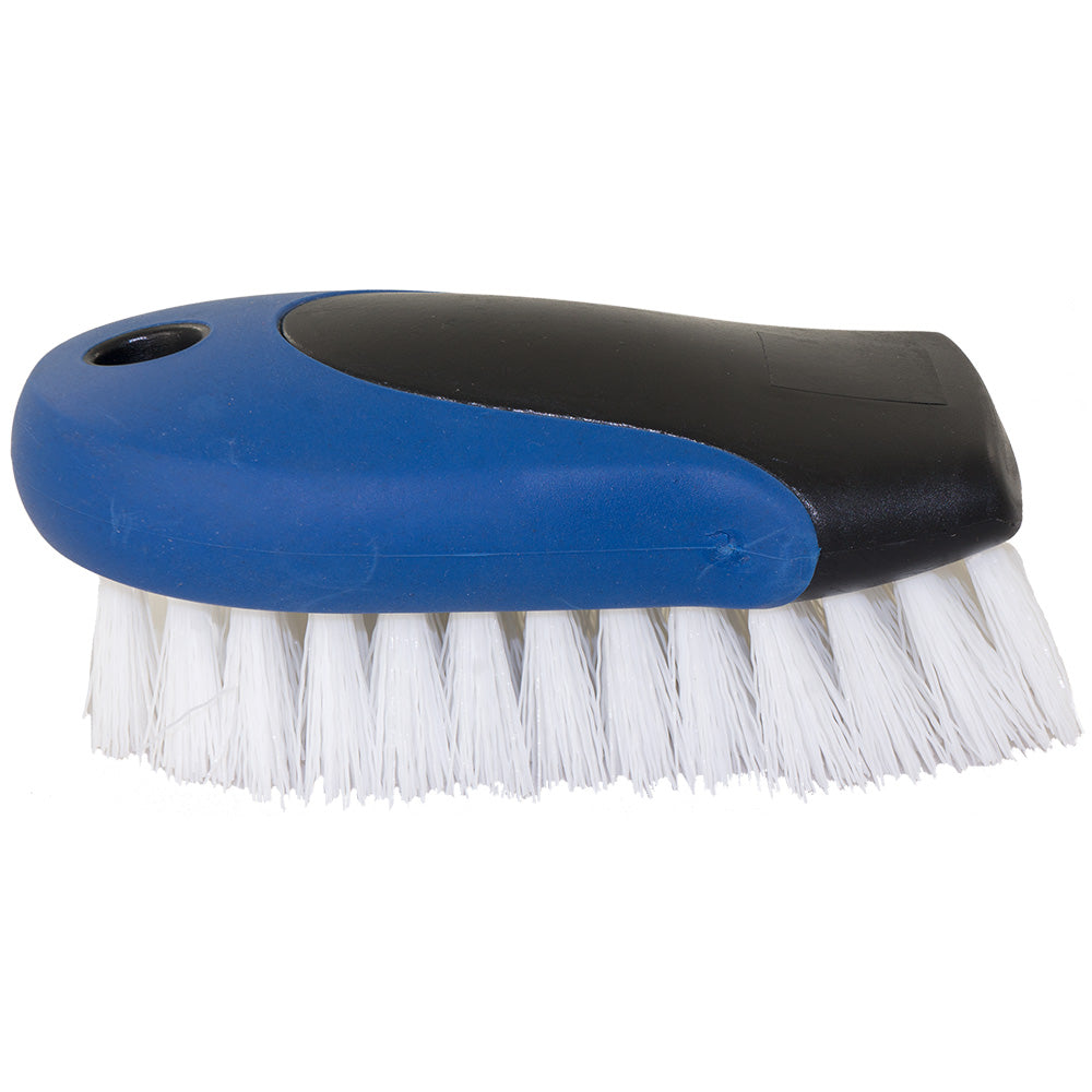 Star brite Deluxe Non-Slip 6.5 inch Hand Scrub Brush for dirt and grime removal
