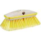 Star brite Deluxe 8-inch Yellow Soft Wash Brush Head with rubber bumper and dual connection fittings