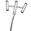 Wahoo Triple Rod Holder 30-degree bent butt aluminum solid weld construction