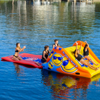 WOW Watersports Slide and Water Walkway Slide N Smile Combo