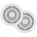Jensen MS6007WR 6.5 inch white marine speaker pair IPX7 two-way coaxial 60W
