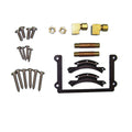 Bennett Marine H1170A trim tab hydraulic hardware pack with brass fittings, screws, and mounting bracket