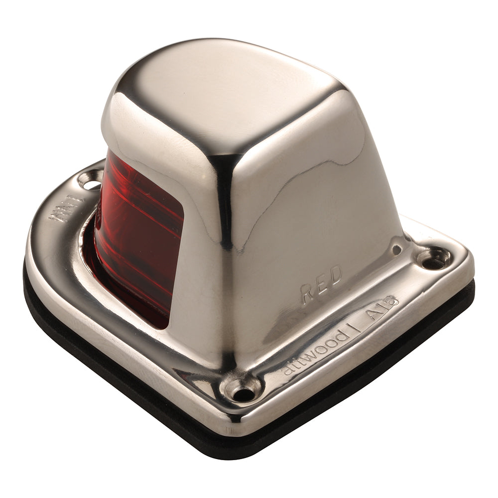 Attwood 1-Mile Deck Mount, Red Sidelight - 12V