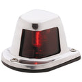Attwood 66319R7 1-mile red port sidelight 12V stainless steel deck mount navigation light