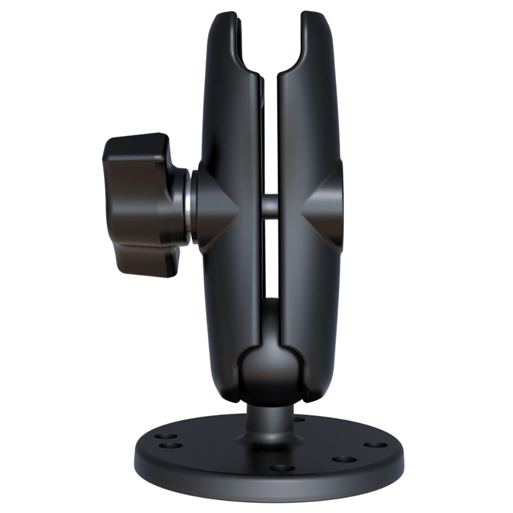 RAM Mount Double Socket Arm w/2.5" Round Base