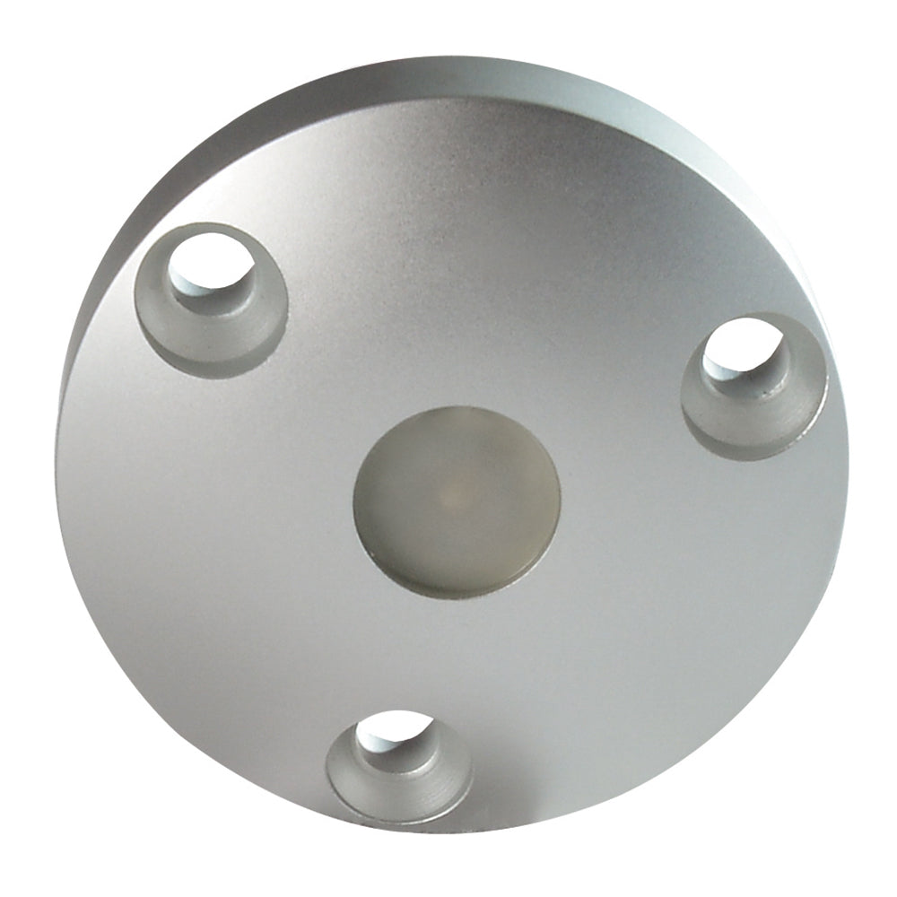 Lumitec Anywhere Light brushed aluminum housing compact surface-mount LED in white, red, and blue