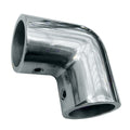 Whitecap 7/8 inch OD 90-degree 316 stainless steel rail elbow fitting