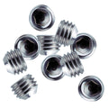 Whitecap 1/4-inch 28-thread stainless steel set screws, 10-pack
