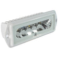 Lumitec Capri2 flush mount LED flood light with two-color white and blue dimming, 1000 lumens, marine-grade sealed housing