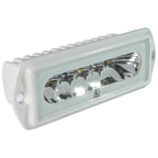Lumitec Capri2 flush mount LED flood light with two-color white and blue dimming, 1000 lumens, marine-grade sealed housing