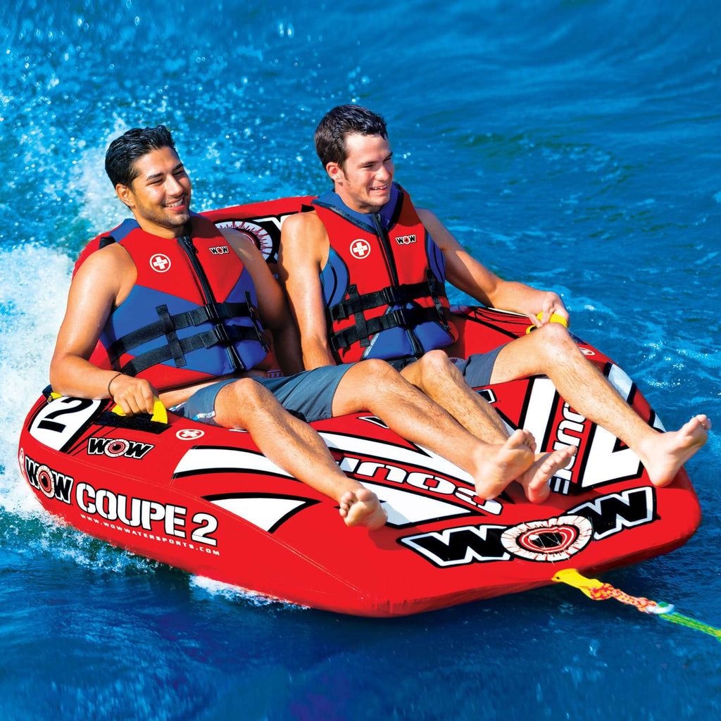 WOW Watersports 2 Person Coupe Cockpit Towable Water Tube