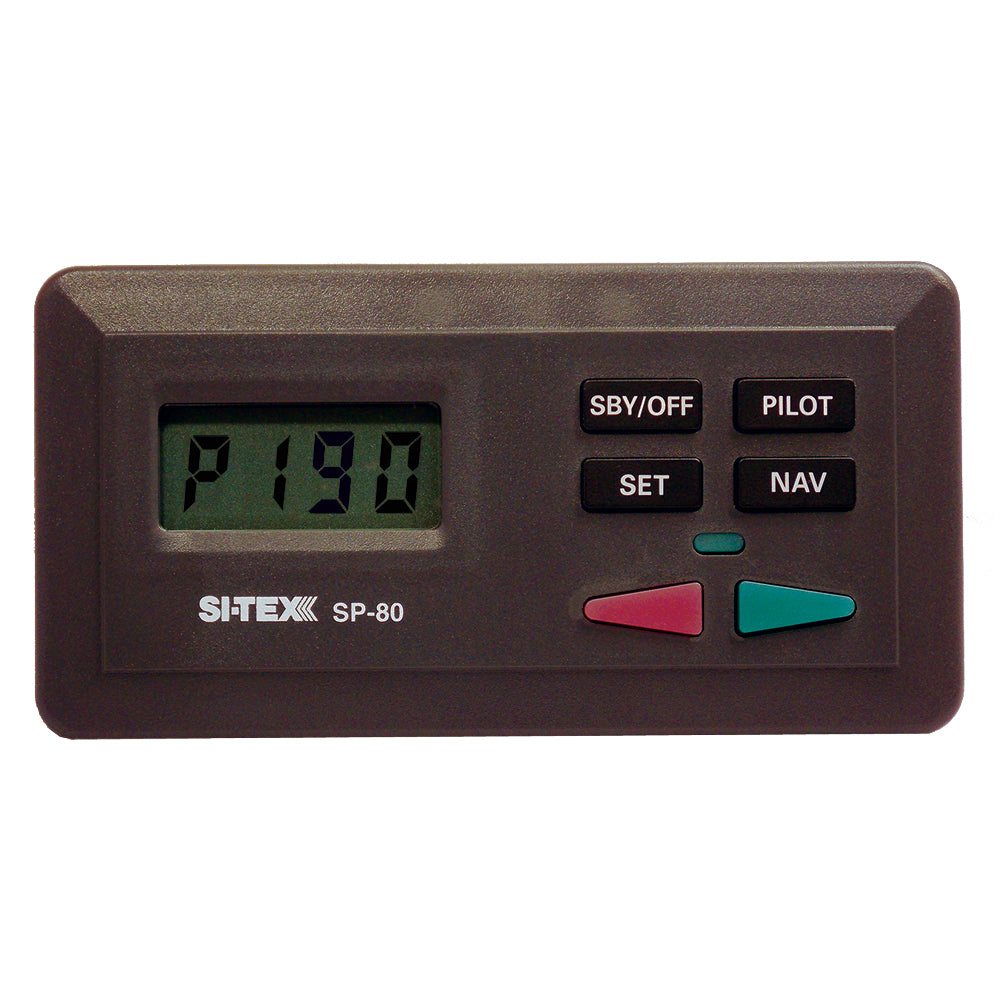 SI-TEX SP-80 autopilot second station kit with 25-foot cable and waterproof flush-mount control head