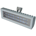 Lumitec Maxillume2 brushed finish pedestal mount marine flood light with DeckSweep technology, 2100 lumens