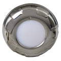 Lumitec Aurora LED dome light polished stainless steel finish 2-color dimming marine cabin light