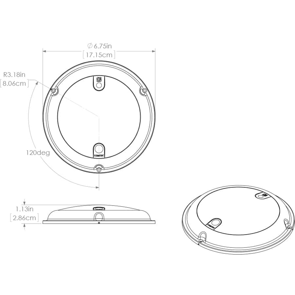Lumitec TouchDome - Dome Light - Polished SS Finish
