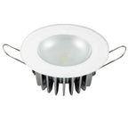 Lumitec Mirage flush mount LED down light glass finish no bezel white 4W 145 lumen marine cabin light