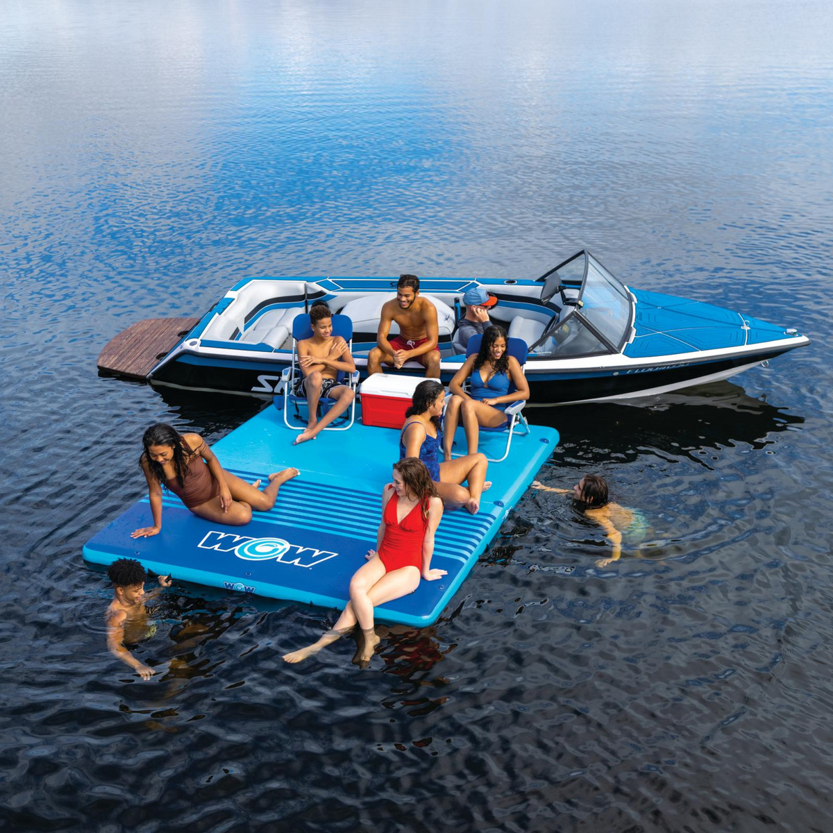 WOW Watersports 8'x5'x6" Drop Stitch Vacation Station Dock