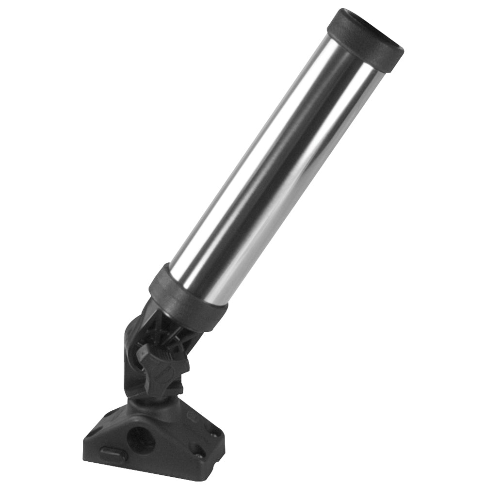 Scotty Rocket Launcher Rod Holder with stainless steel jacket and 241 combination side deck mount