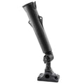 RAM Tough-Tube Fishing Rod Holder w/3" Length Spline Post, Combination Bulkhead/Flat Surface Base & Plunger