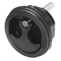 Whitecap black nylon non-locking compression handle with 3-inch outer diameter for boat hatches