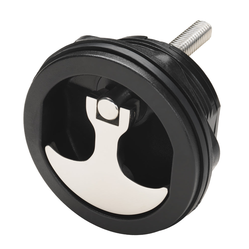 Whitecap non-locking nylon black and stainless compression handle with 3-inch outer diameter