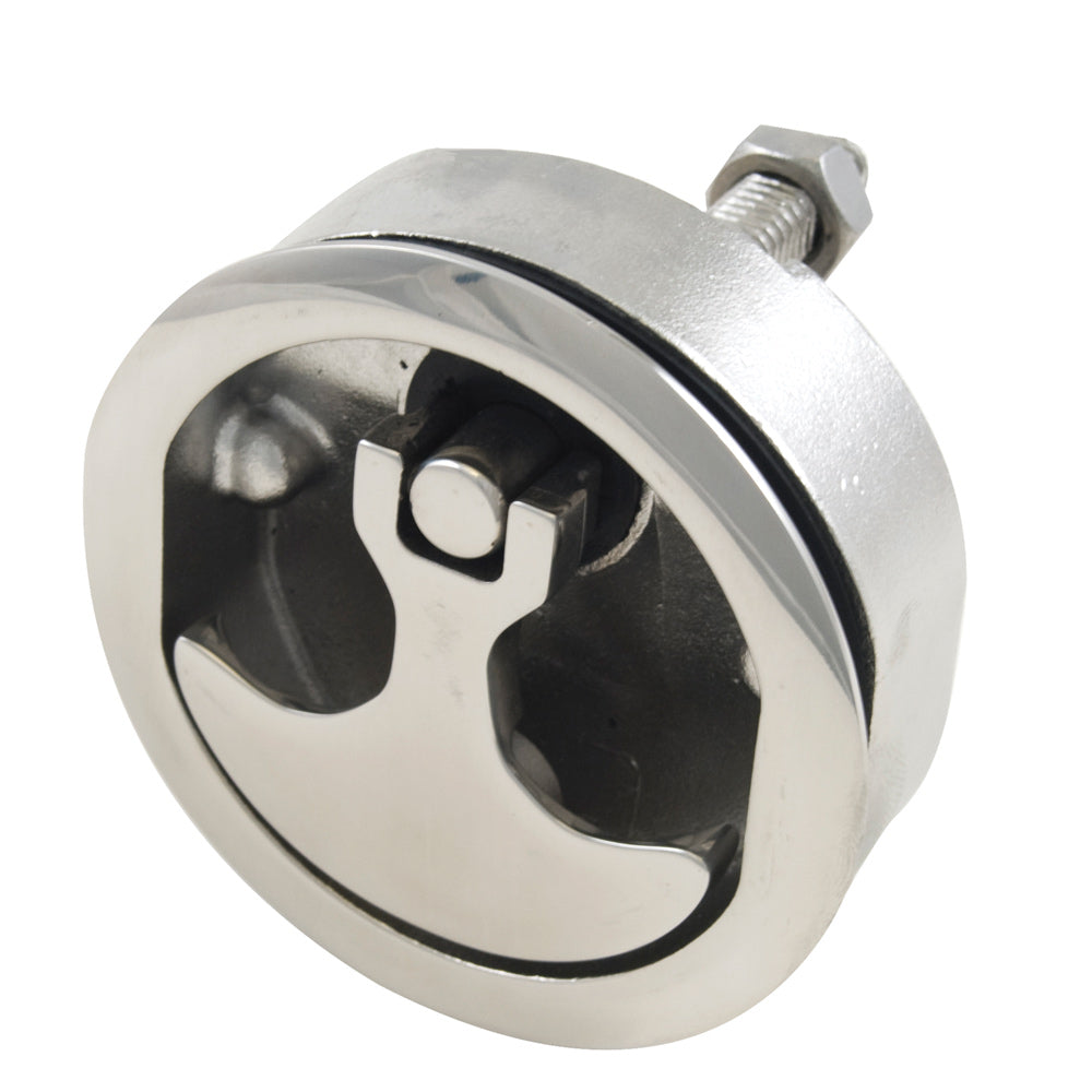 Whitecap 316 stainless steel non-locking compression handle 3-inch OD for marine hatches