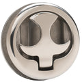 Whitecap 316 stainless steel non-locking slam latch with bird handle and striker plate