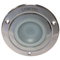 Lumitec Shadow flush-mount LED down light polished stainless steel finish