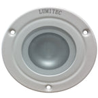Lumitec Shadow white finish flush mount LED down light for marine applications
