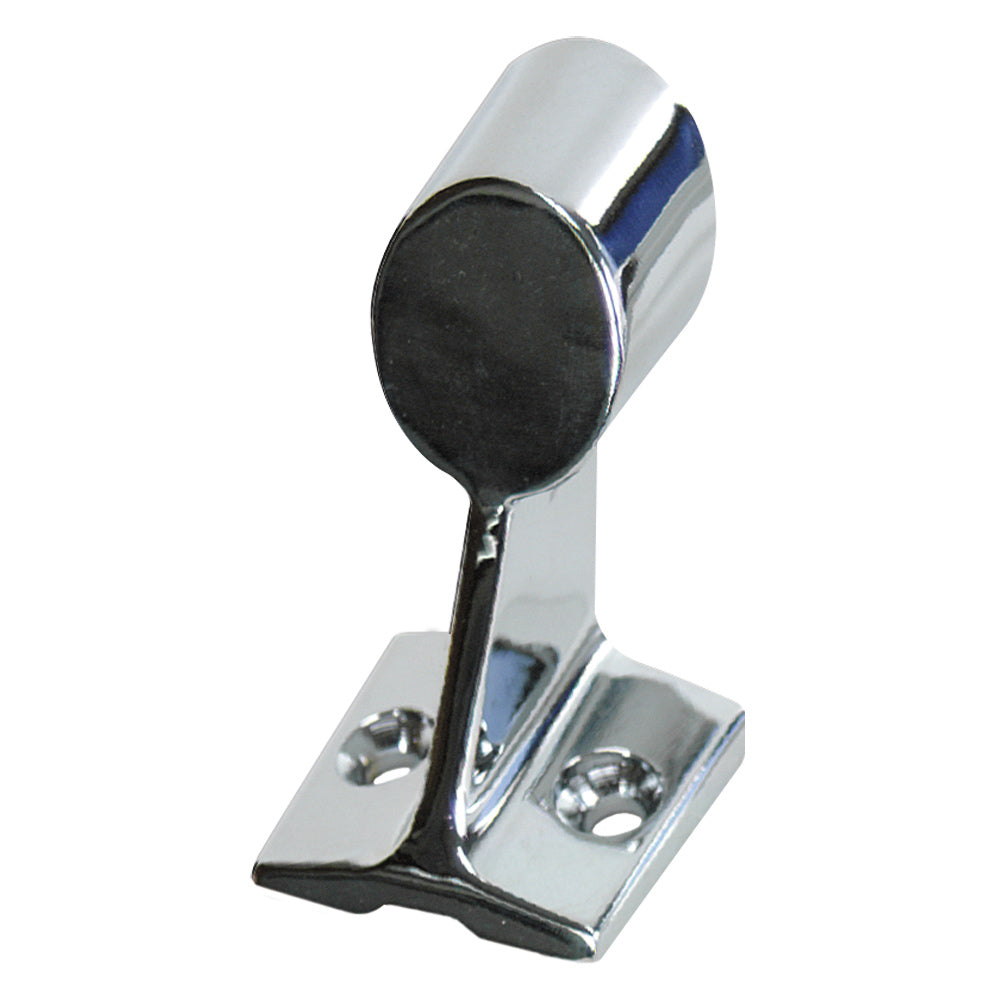 Whitecap 316 stainless steel left aft handrail stanchion with 7/8-inch tube outer diameter