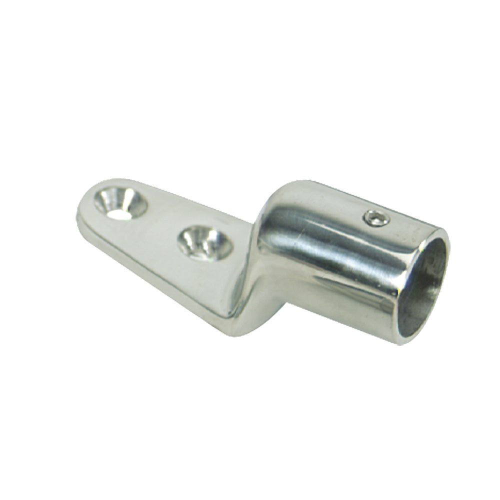 Whitecap 5-1/2° blind base 316 stainless steel for 7/8-inch tube O.D. deck mount