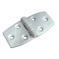 Whitecap 1-1/2 x 3 inch white nylon door hinge for marine cabinetry