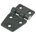 Whitecap 1-3/8 x 2-1/4 inch shortside door hinge black nylon marine hardware