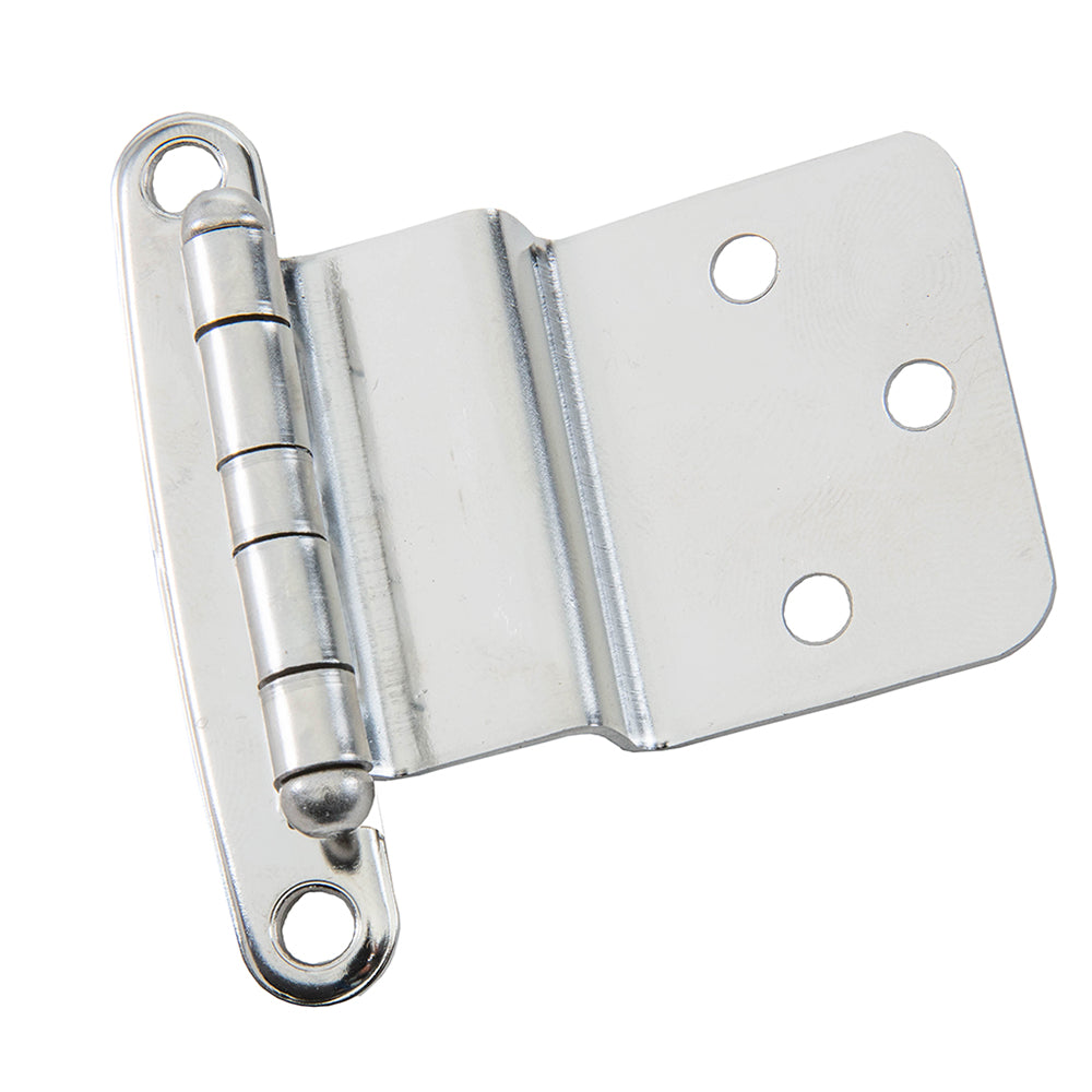 Whitecap 1-1/2 x 2-1/4 inch 304 stainless steel concealed hinge with 3/8 x 1/2 inch offset