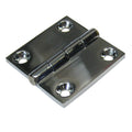 Whitecap 1-1/2 x 1-1/2 inch 316 stainless steel butt hinge for marine hatches and doors