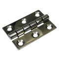 Whitecap 2 x 1.5 inch 304 stainless steel butt hinge with #8 flat-head fastener pattern
