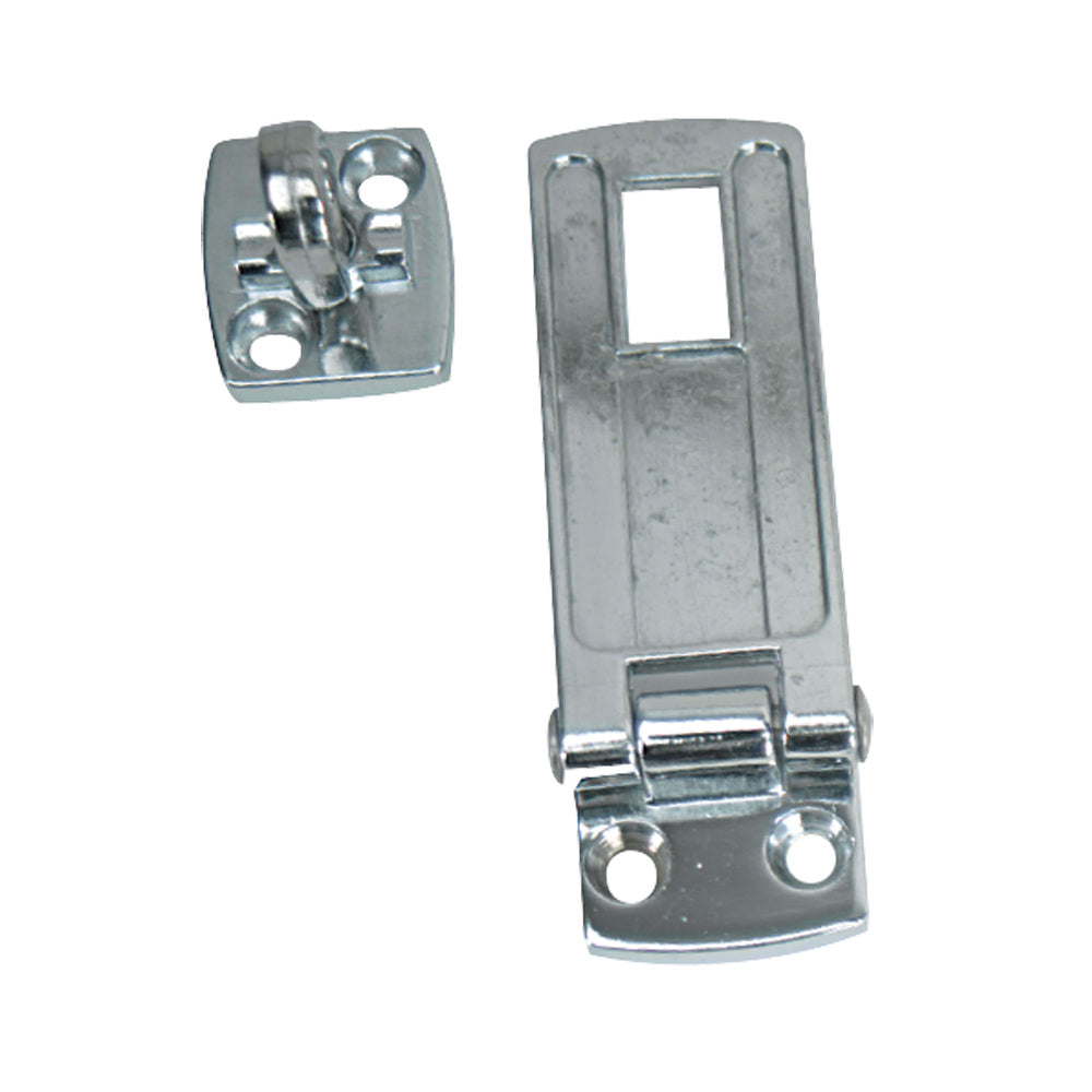 Whitecap chrome-plated Zamac swivel safety hasp 1-1/8 x 3 inch freshwater