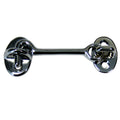 Whitecap 3-inch chrome-plated brass cabin door hook pre-drilled for #6 screws