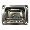 Whitecap 304 stainless steel lift handle 2-1/4 x 3 inch for marine hatches and panels