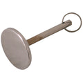 Whitecap 1-1/4" hatch cover pull in 304 stainless steel with 3/16" x 2" shaft